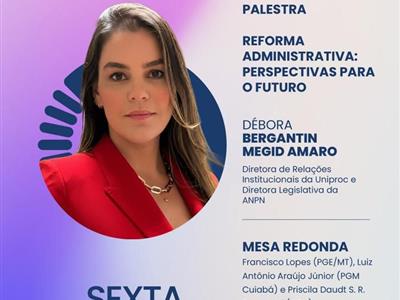 Notícia destaque: OAB-MT convida para encontro e debate sobre Reforma Administrativa