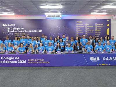 Notícia destaque: Carta de Cuiabá sela compromissos prioritários da advocacia mato-grossense