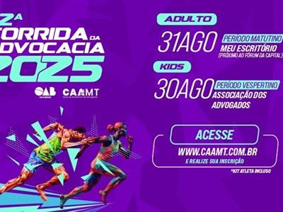 Foto da Notícia: Inscrições abertas para evento que será realizado dias 30 e 31 de agosto em Cuiabá, com provas para adultos e crianças