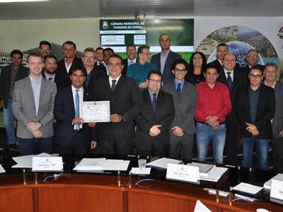 Foto da Notícia: OAB Tangará da Serra recebe Moção de Aplausos pelos serviços prestados